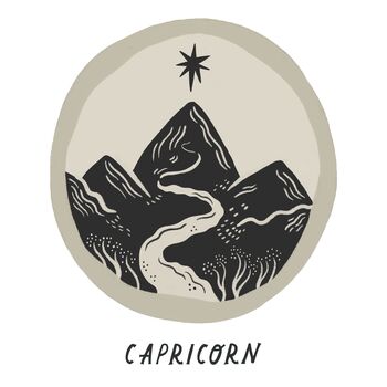 Capricorn Zodiac Coin Pendant Necklace, 4 of 5