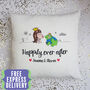 Personalised Cushion Engagement Gift For Couple, thumbnail 1 of 4