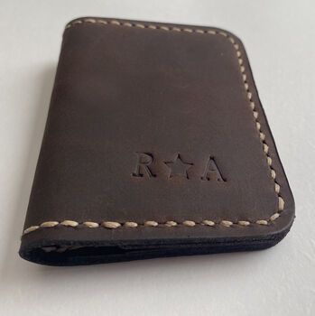 Personalised Sustainable Gift, Genuine Leather Wallet, 8 of 10