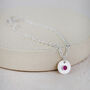 Sterling Silver Boho Birthstone Bracelet, thumbnail 1 of 6