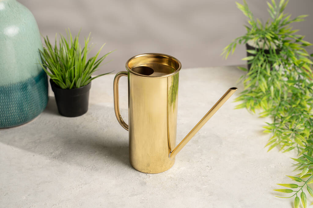Solid Brass Watering Can – 20 Cm, 1 of 2