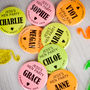 Personalised Neon Hen Night Badges, thumbnail 2 of 4