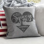 Personalised Squeeze Me Thoughts Hug Cushion, thumbnail 3 of 5