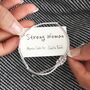 'Strong Woman' Morse Code Bracelet, thumbnail 2 of 7