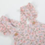 Carmel Floral Baby Romper, thumbnail 3 of 5
