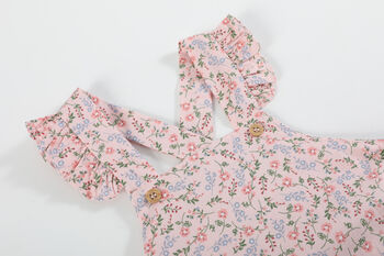 Carmel Floral Baby Romper, 3 of 5