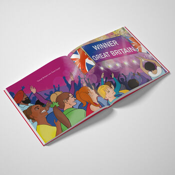 Personalised British Gymnastics Children's Book, 8 of 10