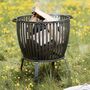 Forge Industrial Raw Metal Fire Pit, thumbnail 4 of 7