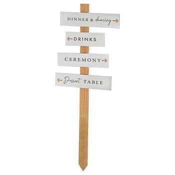 Wedding Directional Sign Post, 3 of 3