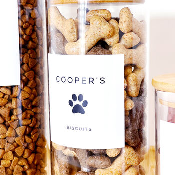 Personalised Pet Food And Treat Storage Jar, 8 of 8