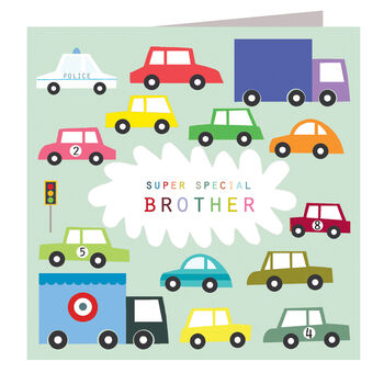 Super Special Brother Card, 2 of 4