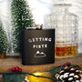 'Getting Piste' Engraved Skiing Hip Flask, thumbnail 2 of 6