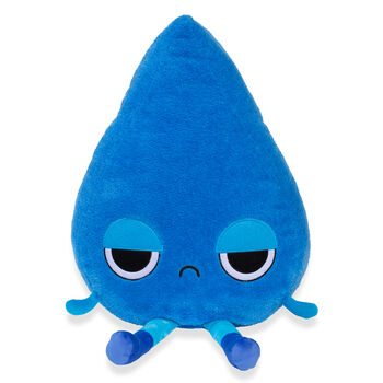 Giant Blue Raindrop Soft Toy Cushion, 3 of 4