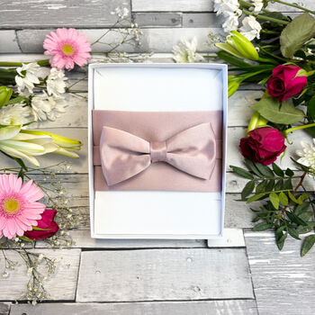 Suede Pink Wedding Set, 2 of 9