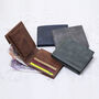 Personalised Rfid Protected Handmade Leather Wallet, thumbnail 7 of 9
