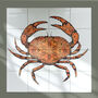 Crab Tile Mural Handprinted Ceramic Tile Set, thumbnail 3 of 12