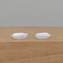 Sterling Silver Feather Stud Earrings, thumbnail 1 of 2