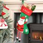Personalised Santa Claus Christmas Stocking, thumbnail 1 of 6