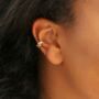 Shine Bright Gold Plated Star Earcuff, thumbnail 1 of 4
