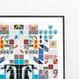 London Prints Of The Underground. A Tapestry Of Tiles, thumbnail 4 of 4