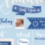 Personalised Princess / Prince Baby's First Year Print, thumbnail 3 of 3