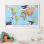 Personalised Map Of The World, thumbnail 2 of 7