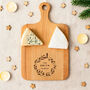 Oak Cheeseboard 'Personalised Family Name' | Festive Cheeseboard | Table Decor | Christmas Tableware, thumbnail 1 of 2