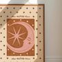 Rest Moon, Celestial Lunar Art Print, Bohemian Lune Tarot Zodiac Poster, thumbnail 2 of 2