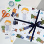 Colin Paper Doll Wrapping Paper Set, thumbnail 5 of 12