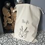 Personalised Scandi Style Reindeer Christmas Sack, thumbnail 2 of 3