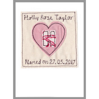 Personalised New Baby Or Christening Card For Girls, 9 of 12
