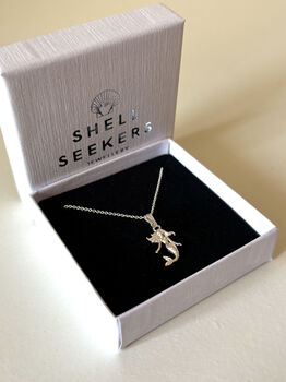 Sterling Silver Mermaid Pendant Necklace, 4 of 7