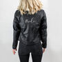 Bride Leather Jacket For Wedding Or Hen Party, thumbnail 1 of 10