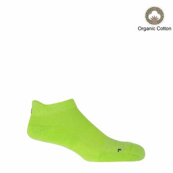 Organic Trainer Men's Sport Socks Four Pack, 2 of 6