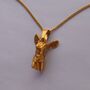 Victory Of Samothace 18 K Gold Plated Necklace, thumbnail 4 of 7