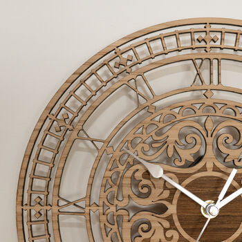 Ornate Wooden Big Ben Wall Clock – Up To 90cm, 3 of 6