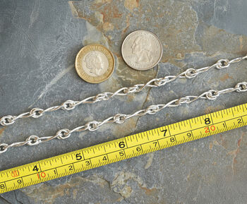 Infinity Chain Necklace In Sterling Silver, 3 of 3