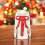 Christmas Nutcracker Flower Vase Festive Pitcher, thumbnail 3 of 4
