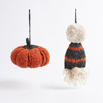 Halloween Decorations Garland And Baubles Knitting Kit, 5 of 8
