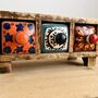 Mini Wooden Three Drawer Ceramic Chest Trinket Box, thumbnail 5 of 10
