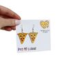 You Have A Pizza My Heart Earrings, thumbnail 6 of 6