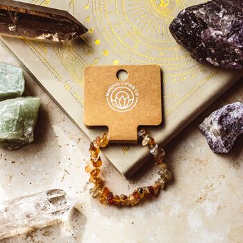 Carnelian Gemstone Chip Bracelet | Crystal Jewellery, 3 of 3
