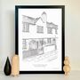 Personalised House Portrait Line Drawings, thumbnail 2 of 10