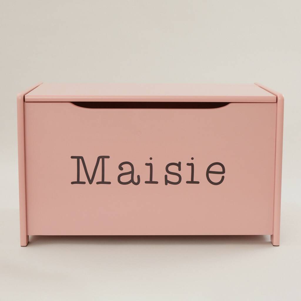 Personalised Pink Toy Box By My 1st Years