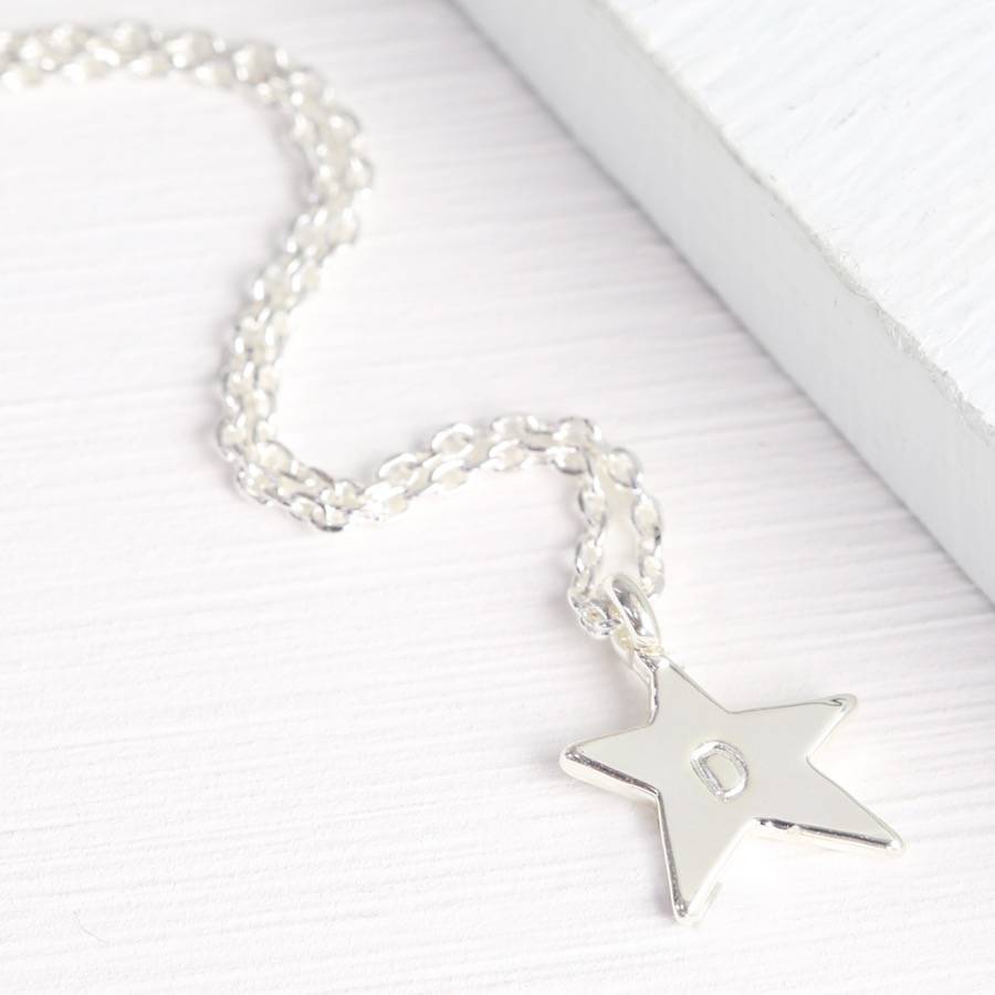 asymmetric star necklace by lisa angel | notonthehighstreet.com