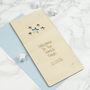 Personalised Wooden Star Baby Card, thumbnail 4 of 6