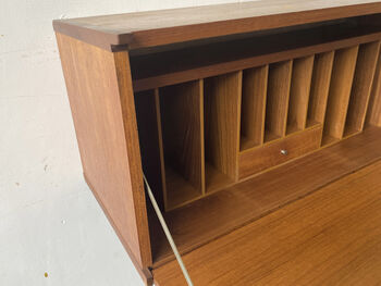 Mid Century Wall Mounted Desk Unit By Beaver And Tapley, 9 of 12