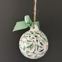 Custom Hand Painted Christmas Bauble, thumbnail 4 of 5