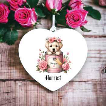 Personalised Labrador Retriever Love Decoration, 2 of 2