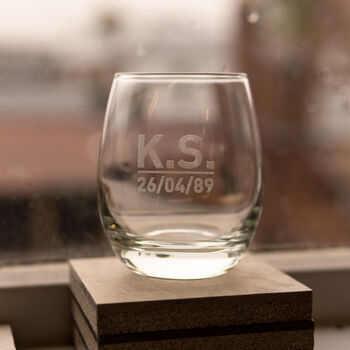 Personalised Whiskey Glass For Him, 2 of 5